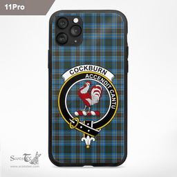 Cockburn Clan Badge Tartan Phone Case - Tartan Scottish Crest Phone Case Scottish Plaid Tartan Plaid - ScotsTee - scotstee.com