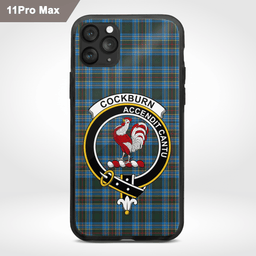 Cockburn Clan Badge Tartan Phone Case - Tartan Scottish Crest Phone Case Scottish Plaid Tartan Plaid - ScotsTee - scotstee.com