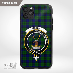 Keith Clan Badge Tartan Phone Case - Tartan Scottish Crest Phone Case Scottish Plaid Tartan Plaid - ScotsTee - scotstee.com