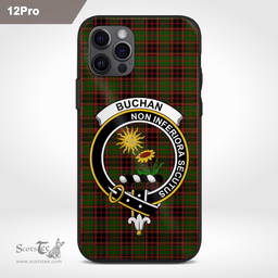 Buchan Clan Badge Tartan Phone Case - Tartan Scottish Crest Phone Case Scottish Plaid Tartan Plaid - ScotsTee - scotstee.com