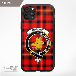 Maciver Clan Badge Tartan Phone Case - Tartan Scottish Crest Phone Case Scottish Plaid Tartan Plaid - ScotsTee - scotstee.com