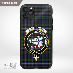 Galbraith Clan Badge Tartan Phone Case - Tartan Scottish Crest Phone Case Scottish Plaid Tartan Plaid - ScotsTee - scotstee.com