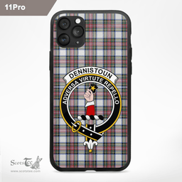 Dennistoun Clan Badge Tartan Phone Case - Tartan Scottish Crest Phone Case Scottish Plaid Tartan Plaid - ScotsTee - scotstee.com
