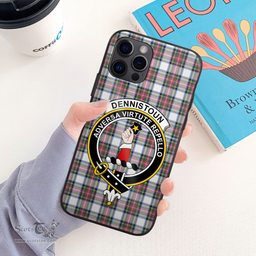 Dennistoun Clan Badge Tartan Phone Case - Tartan Scottish Crest Phone Case Scottish Plaid Tartan Plaid - ScotsTee - scotstee.com