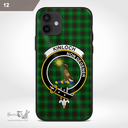 Kinloch Clan Badge Tartan Phone Case - Tartan Scottish Crest Phone Case Scottish Plaid Tartan Plaid - ScotsTee - scotstee.com