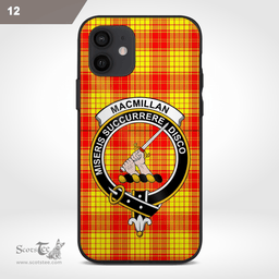 Macmillan Clan Badge Tartan Phone Case - Tartan Scottish Crest Phone Case Scottish Plaid Tartan Plaid - ScotsTee - scotstee.com