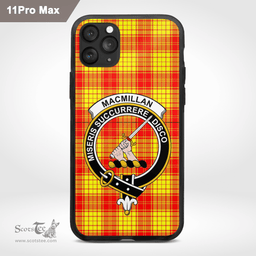 Macmillan Clan Badge Tartan Phone Case - Tartan Scottish Crest Phone Case Scottish Plaid Tartan Plaid - ScotsTee - scotstee.com