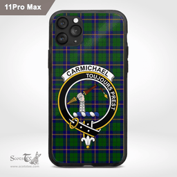 Carmichael Clan Badge Tartan Phone Case - Tartan Scottish Crest Phone Case Scottish Plaid Tartan Plaid - ScotsTee - scotstee.com