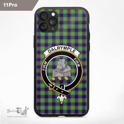 Dalrymple Clan Badge Tartan Phone Case - Tartan Scottish Crest Phone Case Scottish Plaid Tartan Plaid - ScotsTee - scotstee.com
