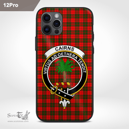 Cairns Clan Badge Tartan Phone Case - Tartan Scottish Crest Phone Case Scottish Plaid Tartan Plaid - ScotsTee - scotstee.com