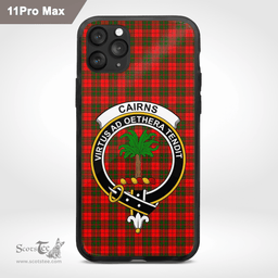 Cairns Clan Badge Tartan Phone Case - Tartan Scottish Crest Phone Case Scottish Plaid Tartan Plaid - ScotsTee - scotstee.com
