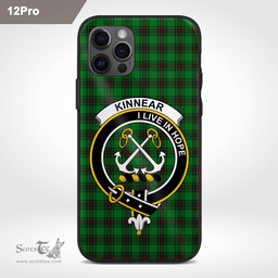 Kinnear Clan Badge Tartan Phone Case - Tartan Scottish Crest Phone Case Scottish Plaid Tartan Plaid - ScotsTee - scotstee.com