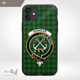 Kinnear Clan Badge Tartan Phone Case - Tartan Scottish Crest Phone Case Scottish Plaid Tartan Plaid - ScotsTee - scotstee.com