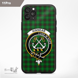 Kinnear Clan Badge Tartan Phone Case - Tartan Scottish Crest Phone Case Scottish Plaid Tartan Plaid - ScotsTee - scotstee.com
