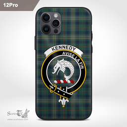 Kennedy Clan Badge Tartan Phone Case - Tartan Scottish Crest Phone Case Scottish Plaid Tartan Plaid - ScotsTee - scotstee.com