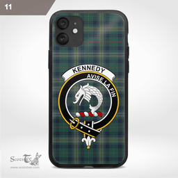 Kennedy Clan Badge Tartan Phone Case - Tartan Scottish Crest Phone Case Scottish Plaid Tartan Plaid - ScotsTee - scotstee.com