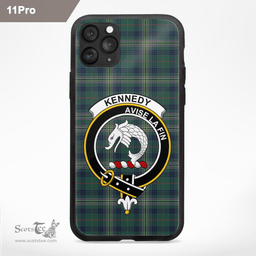 Kennedy Clan Badge Tartan Phone Case - Tartan Scottish Crest Phone Case Scottish Plaid Tartan Plaid - ScotsTee - scotstee.com