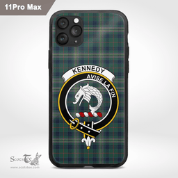 Kennedy Clan Badge Tartan Phone Case - Tartan Scottish Crest Phone Case Scottish Plaid Tartan Plaid - ScotsTee - scotstee.com