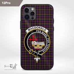 Macdonald Donald Clan Badge Tartan Phone Case - Tartan Scottish Crest Phone Case Scottish Plaid Tartan Plaid - ScotsTee - scotstee.com