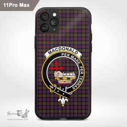 Macdonald Donald Clan Badge Tartan Phone Case - Tartan Scottish Crest Phone Case Scottish Plaid Tartan Plaid - ScotsTee - scotstee.com
