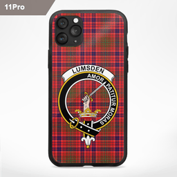 Lumsden Clan Badge Tartan Phone Case - Tartan Scottish Crest Phone Case Scottish Plaid Tartan Plaid - ScotsTee - scotstee.com