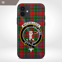 Macculloch Clan Badge Tartan Phone Case - Tartan Scottish Crest Phone Case Scottish Plaid Tartan Plaid - ScotsTee - scotstee.com