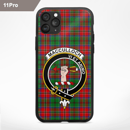 Macculloch Clan Badge Tartan Phone Case - Tartan Scottish Crest Phone Case Scottish Plaid Tartan Plaid - ScotsTee - scotstee.com