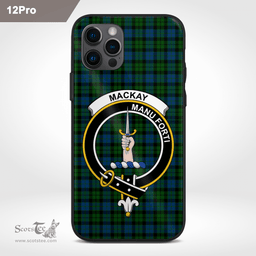 Mackay Clan Badge Tartan Phone Case - Tartan Scottish Crest Phone Case Scottish Plaid Tartan Plaid - ScotsTee - scotstee.com