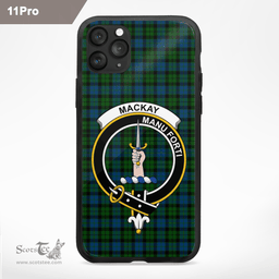 Mackay Clan Badge Tartan Phone Case - Tartan Scottish Crest Phone Case Scottish Plaid Tartan Plaid - ScotsTee - scotstee.com
