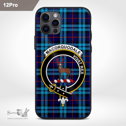 Maccorquodale Clan Badge Tartan Phone Case - Tartan Scottish Crest Phone Case Scottish Plaid Tartan Plaid - ScotsTee - scotstee.com