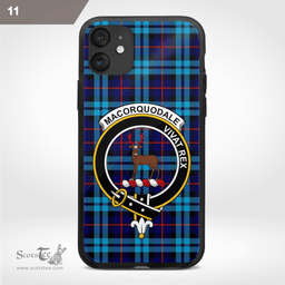Maccorquodale Clan Badge Tartan Phone Case - Tartan Scottish Crest Phone Case Scottish Plaid Tartan Plaid - ScotsTee - scotstee.com