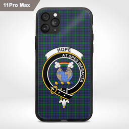 Hope Clan Badge Tartan Phone Case - Tartan Scottish Crest Phone Case Scottish Plaid Tartan Plaid - ScotsTee - scotstee.com