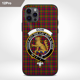 Gow Clan Badge Tartan Phone Case - Tartan Scottish Crest Phone Case Scottish Plaid Tartan Plaid - ScotsTee - scotstee.com