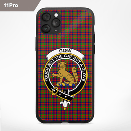 Gow Clan Badge Tartan Phone Case - Tartan Scottish Crest Phone Case Scottish Plaid Tartan Plaid - ScotsTee - scotstee.com