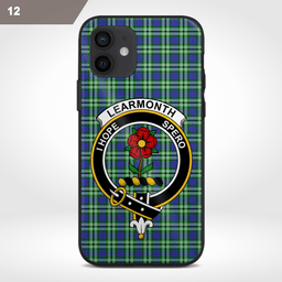 Learmonth Clan Badge Tartan Phone Case - Tartan Scottish Crest Phone Case Scottish Plaid Tartan Plaid - ScotsTee - scotstee.com