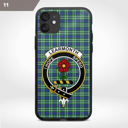 Learmonth Clan Badge Tartan Phone Case - Tartan Scottish Crest Phone Case Scottish Plaid Tartan Plaid - ScotsTee - scotstee.com