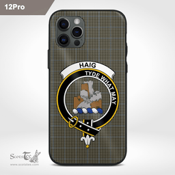 Haig Clan Badge Tartan Phone Case - Tartan Scottish Crest Phone Case Scottish Plaid Tartan Plaid - ScotsTee - scotstee.com