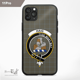 Haig Clan Badge Tartan Phone Case - Tartan Scottish Crest Phone Case Scottish Plaid Tartan Plaid - ScotsTee - scotstee.com