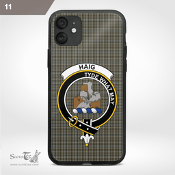 Haig Clan Badge Tartan Phone Case - Tartan Scottish Crest Phone Case Scottish Plaid Tartan Plaid - ScotsTee - scotstee.com
