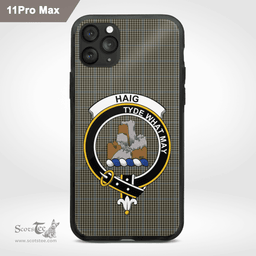 Haig Clan Badge Tartan Phone Case - Tartan Scottish Crest Phone Case Scottish Plaid Tartan Plaid - ScotsTee - scotstee.com