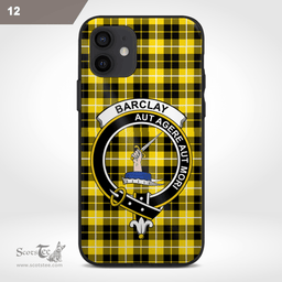 Barclay Clan Badge Tartan Phone Case - Tartan Scottish Crest Phone Case Scottish Plaid Tartan Plaid - ScotsTee - scotstee.com