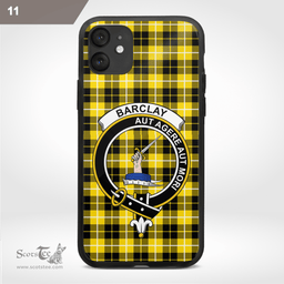 Barclay Clan Badge Tartan Phone Case - Tartan Scottish Crest Phone Case Scottish Plaid Tartan Plaid - ScotsTee - scotstee.com