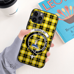 Barclay Clan Badge Tartan Phone Case - Tartan Scottish Crest Phone Case Scottish Plaid Tartan Plaid - ScotsTee - scotstee.com