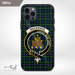 Mackenzie Clan Badge Tartan Phone Case - Tartan Scottish Crest Phone Case Scottish Plaid Tartan Plaid - ScotsTee - scotstee.com