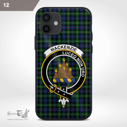 Mackenzie Clan Badge Tartan Phone Case - Tartan Scottish Crest Phone Case Scottish Plaid Tartan Plaid - ScotsTee - scotstee.com