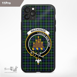 Mackenzie Clan Badge Tartan Phone Case - Tartan Scottish Crest Phone Case Scottish Plaid Tartan Plaid - ScotsTee - scotstee.com