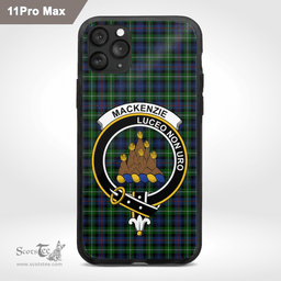 Mackenzie Clan Badge Tartan Phone Case - Tartan Scottish Crest Phone Case Scottish Plaid Tartan Plaid - ScotsTee - scotstee.com