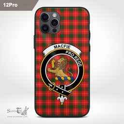 Macfie Of Dreghorn Clan Badge Tartan Phone Case - Tartan Scottish Crest Phone Case Scottish Plaid Tartan Plaid - ScotsTee - scotstee.com