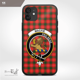 Macfie Of Dreghorn Clan Badge Tartan Phone Case - Tartan Scottish Crest Phone Case Scottish Plaid Tartan Plaid - ScotsTee - scotstee.com