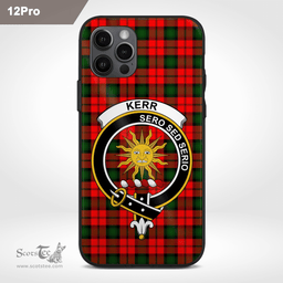 Kerr Clan Badge Tartan Phone Case - Tartan Scottish Crest Phone Case Scottish Plaid Tartan Plaid - ScotsTee - scotstee.com